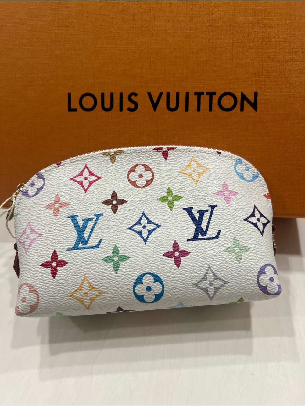 Louis Vuitton x Murakami White Multicolor Monogram cosmetic Pouch